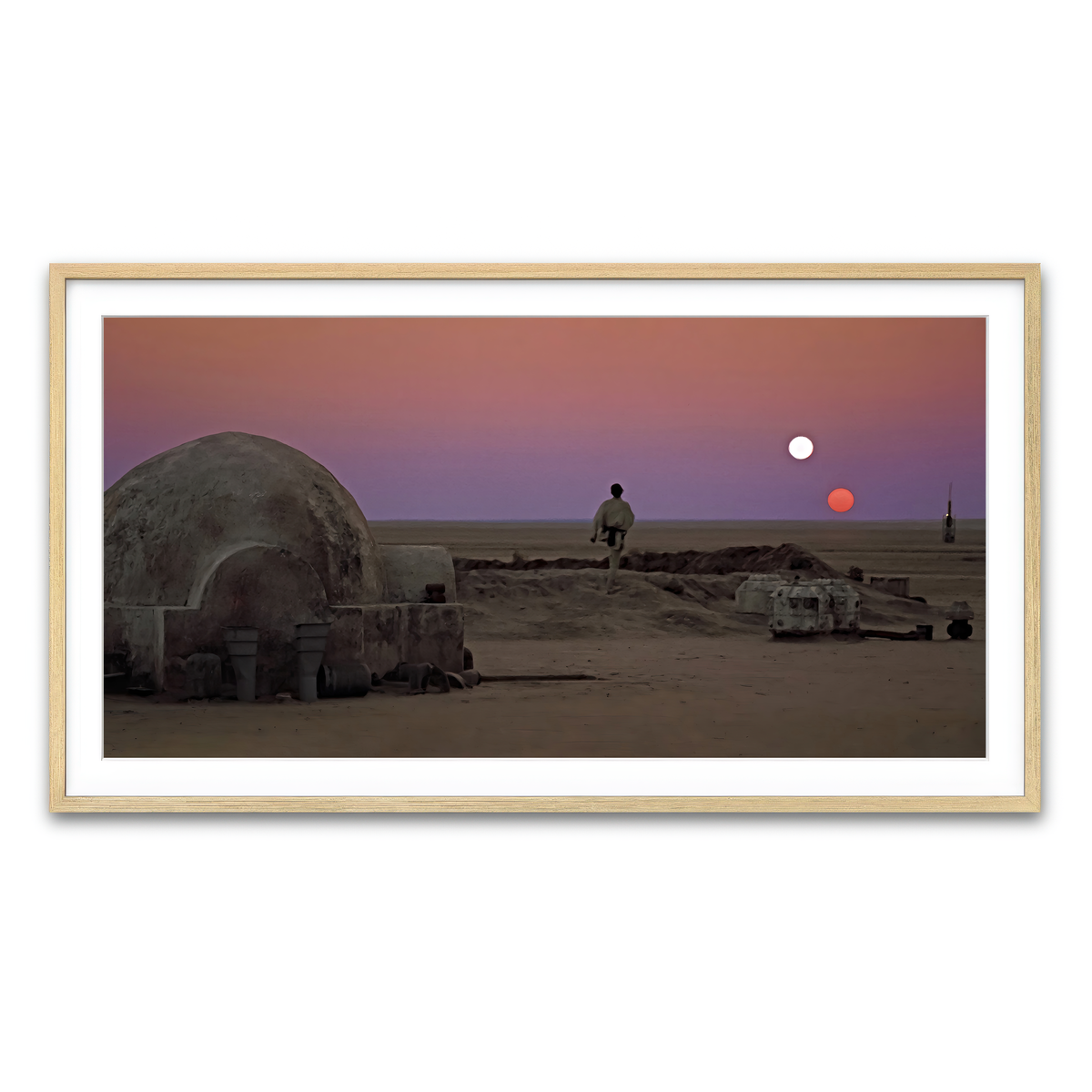 Framed Print 2x1 Natural