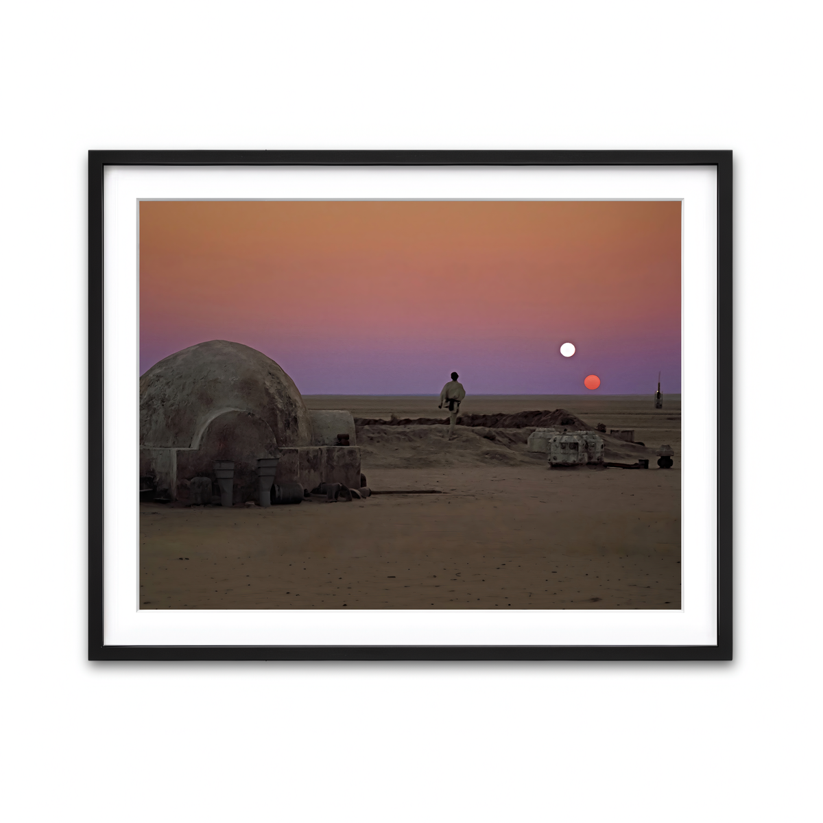 Framed Print 4x3 Black