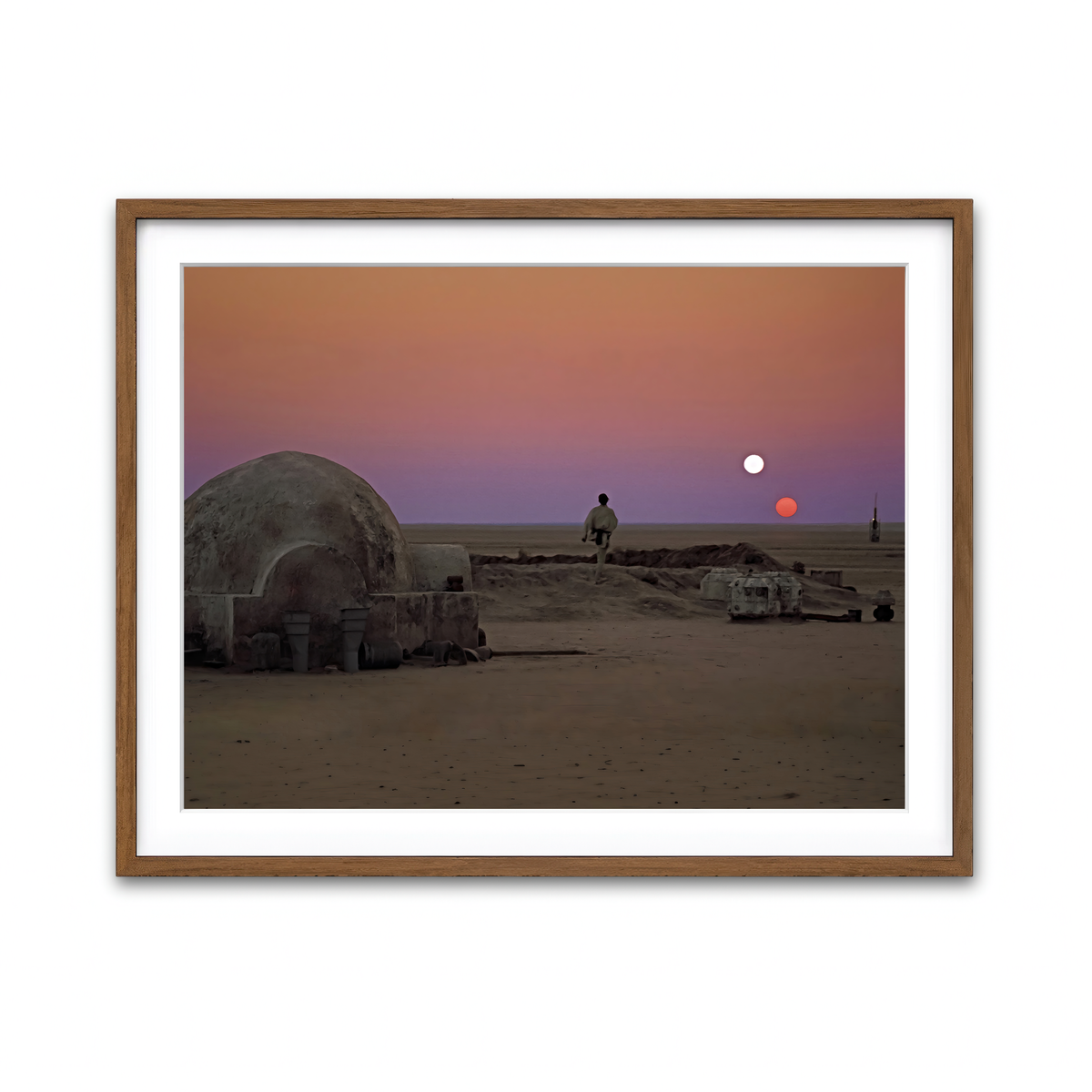 Framed Print 4x3 Walnut
