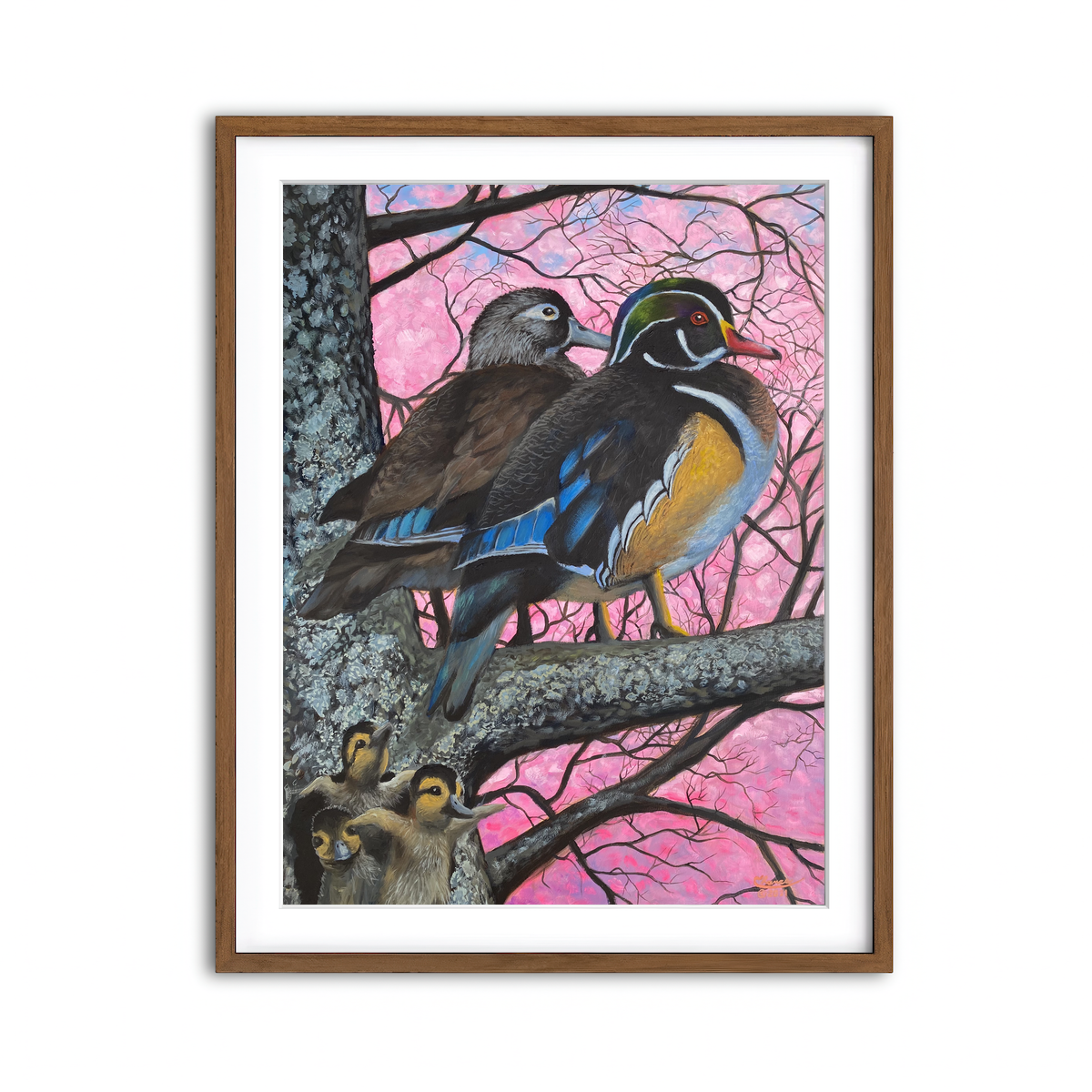 Framed Print 3x4 Walnut