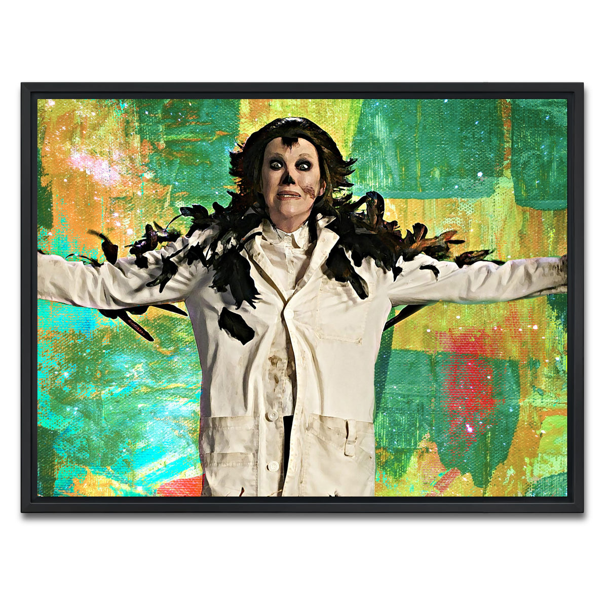 AUTO-MOCKUP WHITE | Bird Moira | 1 Piece | Black Framed Canvas | group=4x3