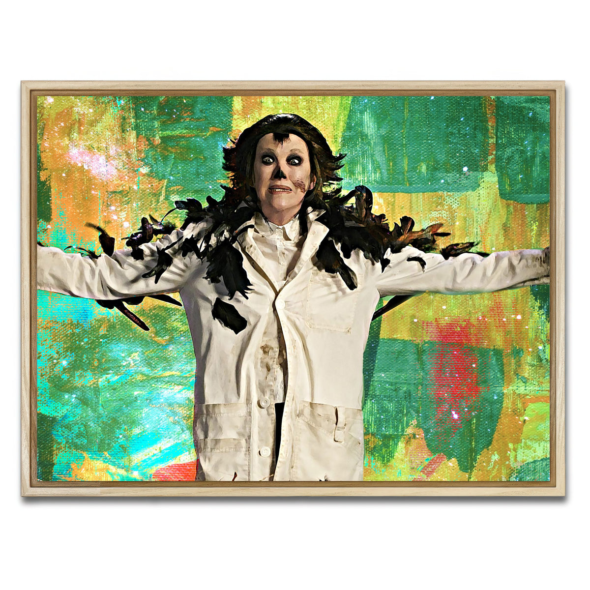 AUTO-MOCKUP WHITE | Bird Moira | 1 Piece | Natural Framed Canvas | group=4x3