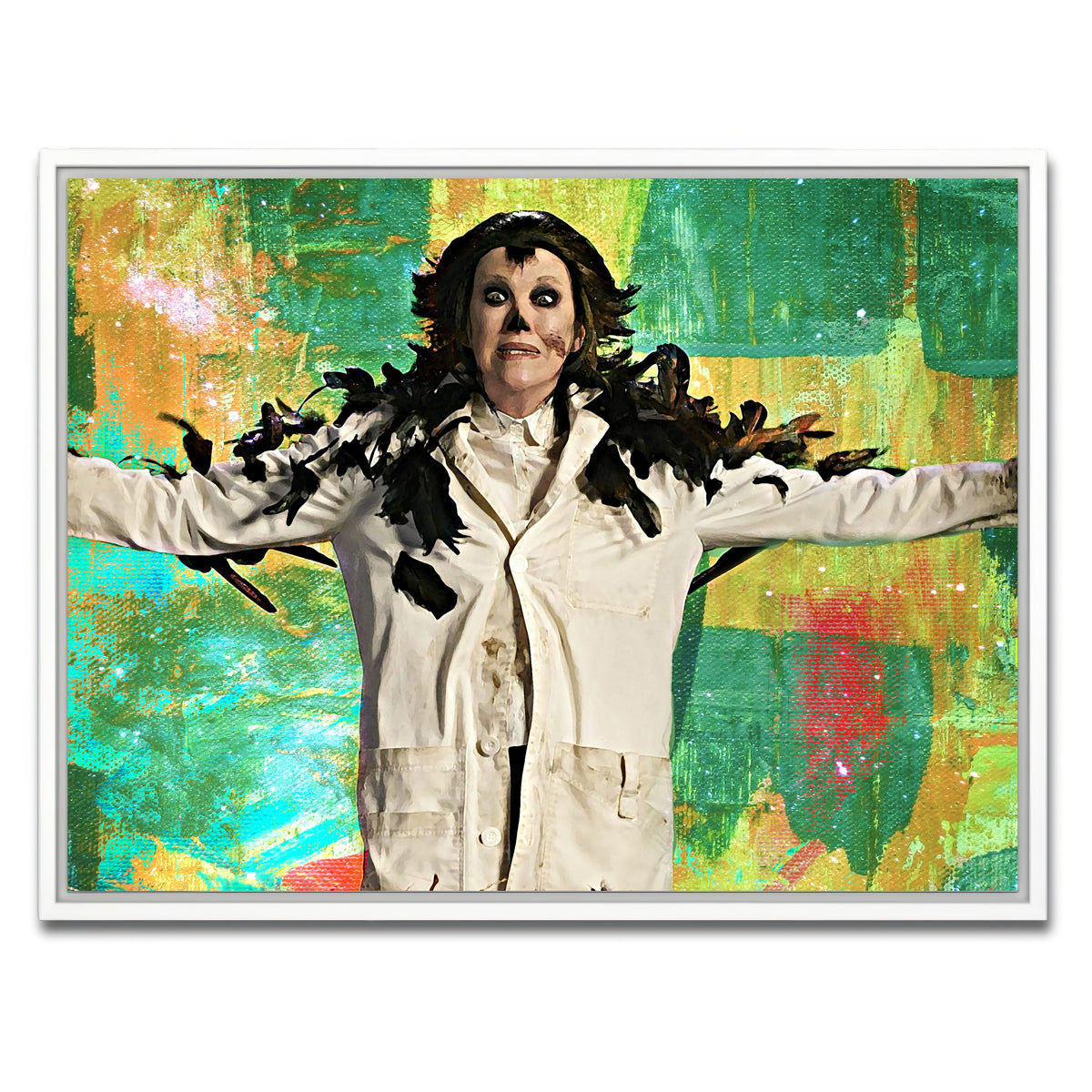 AUTO-MOCKUP WHITE | Bird Moira | 1 Piece | White Framed Canvas | group=4x3