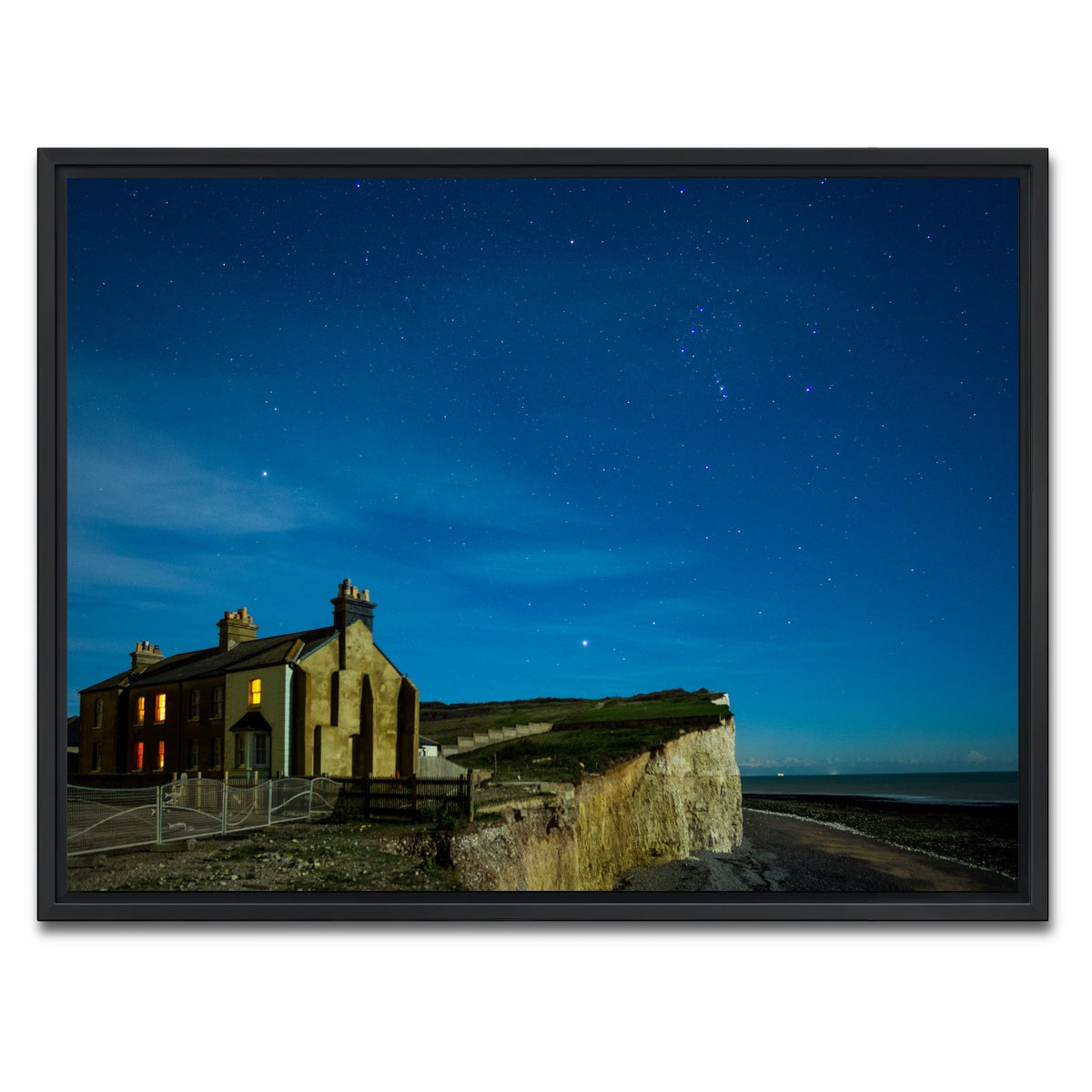 AUTO-MOCKUP WHITE | Birling Gap | 1 Piece | Black Framed Canvas | group=4x3