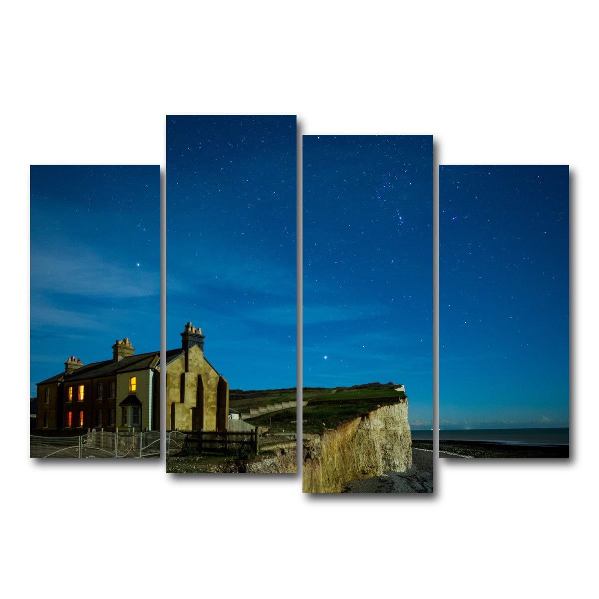 AUTO-MOCKUP WHITE | Birling Gap | 4 Piece | Gallery Wrap Canvas | group=4_normal