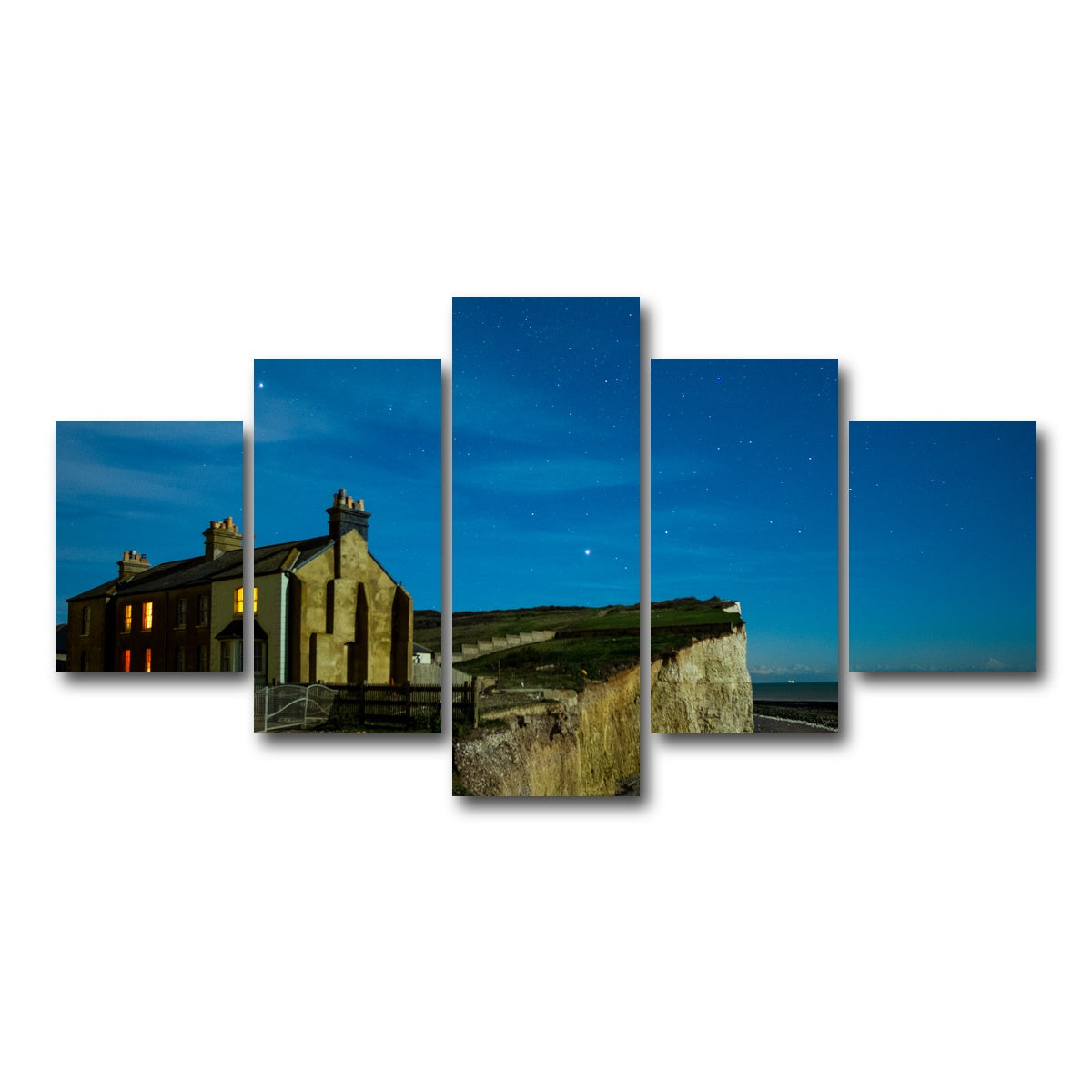 AUTO-MOCKUP WHITE | Birling Gap | 5 Piece | Gallery Wrap Canvas | group=5_short