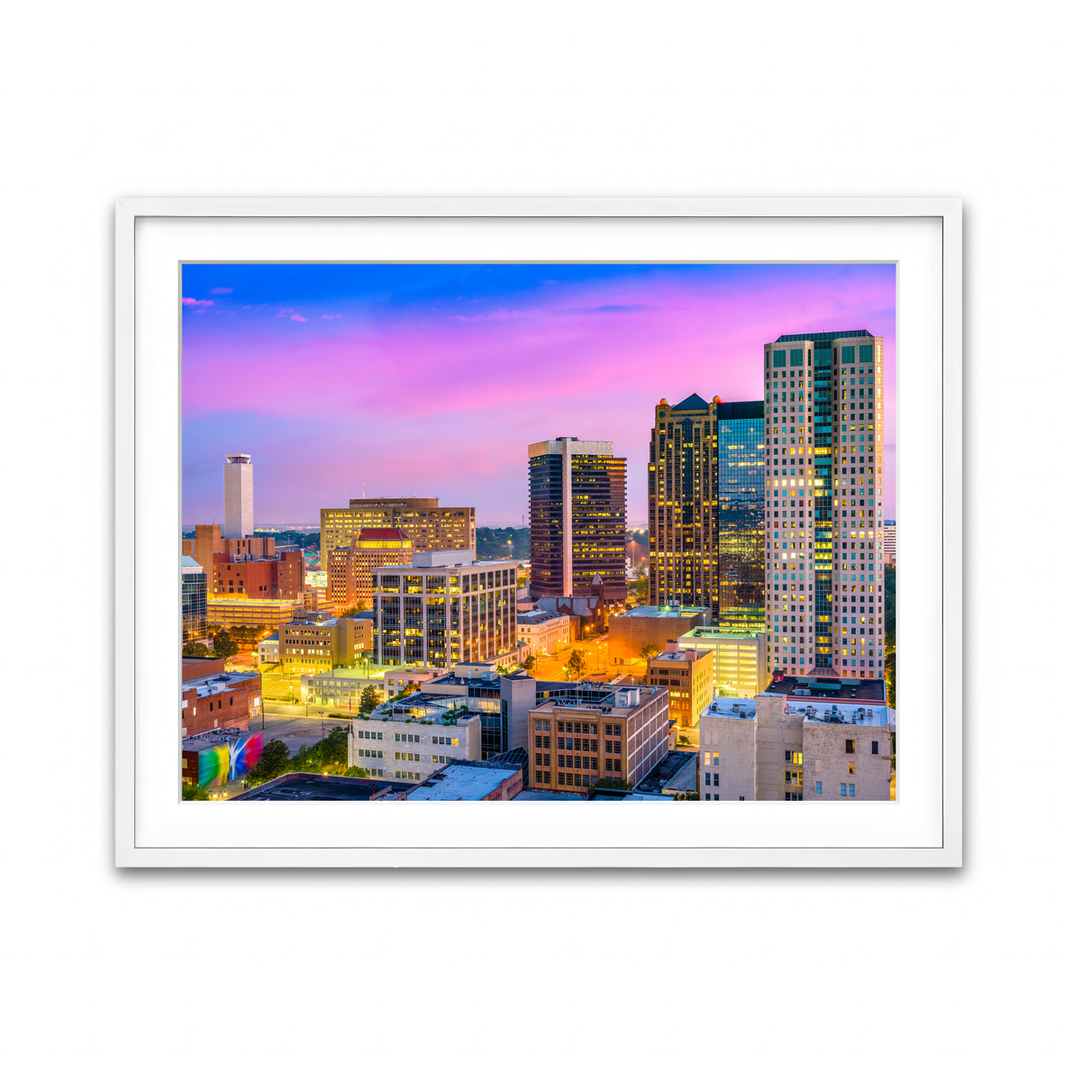 Framed Print 4x3 White