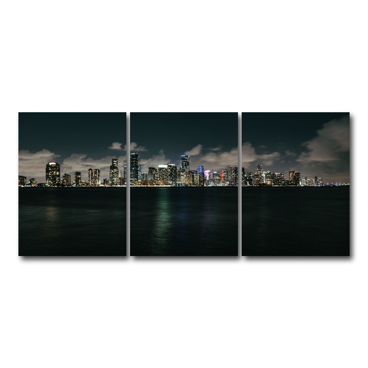 AUTO-MOCKUP WHITE | Biscayne Bay | 3 Piece | Gallery Wrap Canvas | group=18x24
