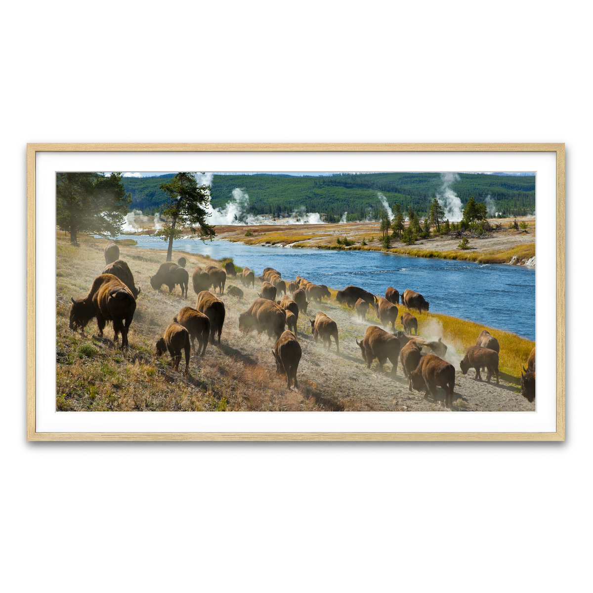 Framed Print 2x1 Natural