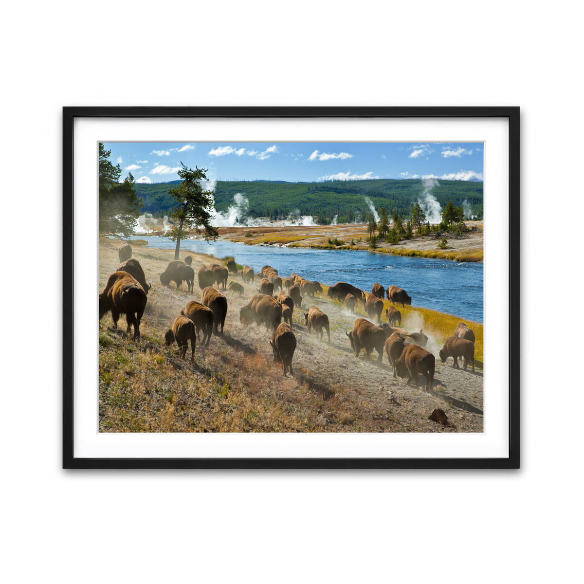 Framed Print 4x3 Black