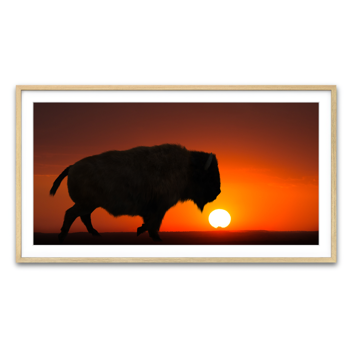 Framed Print 2x1 Natural