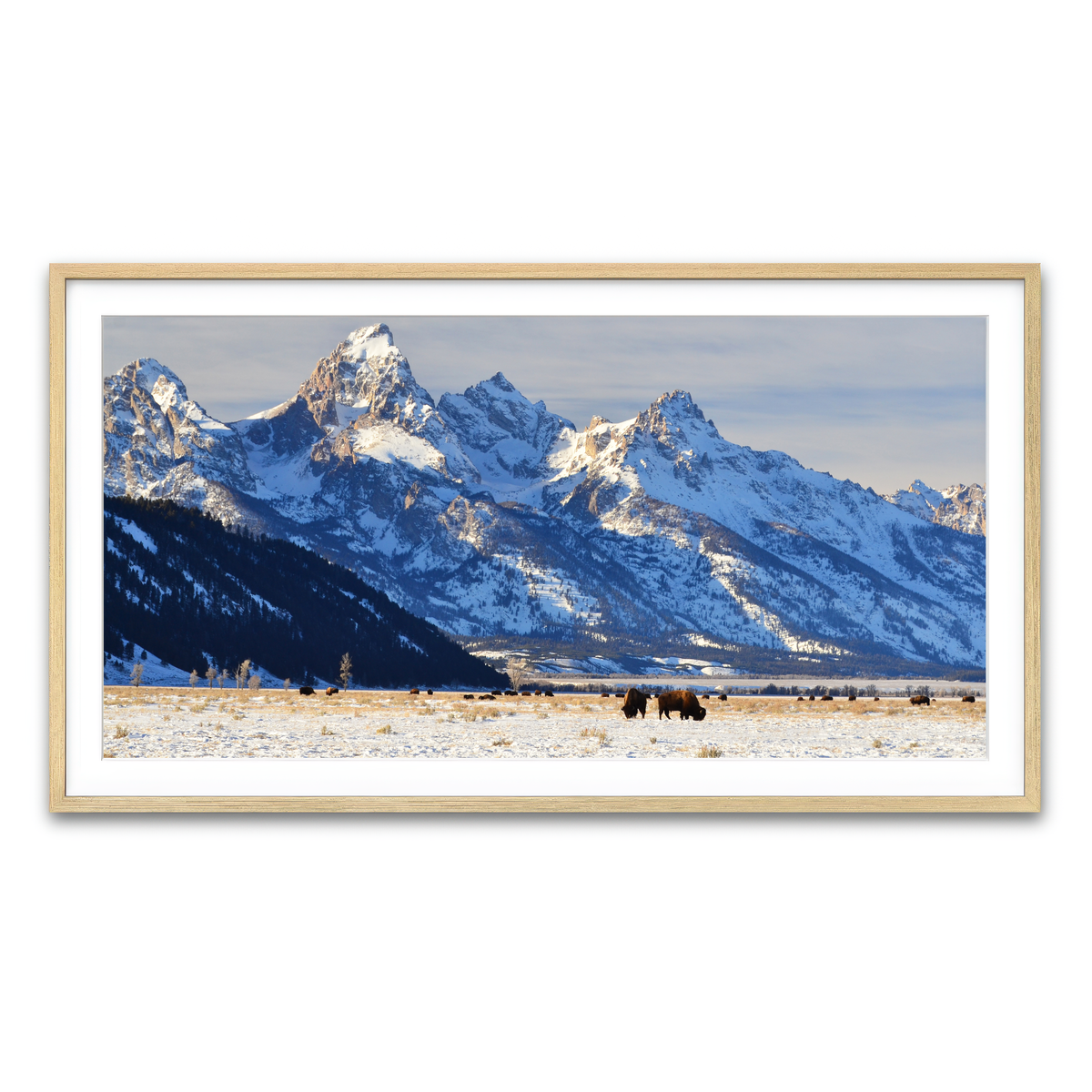 Framed Print 2x1 Natural