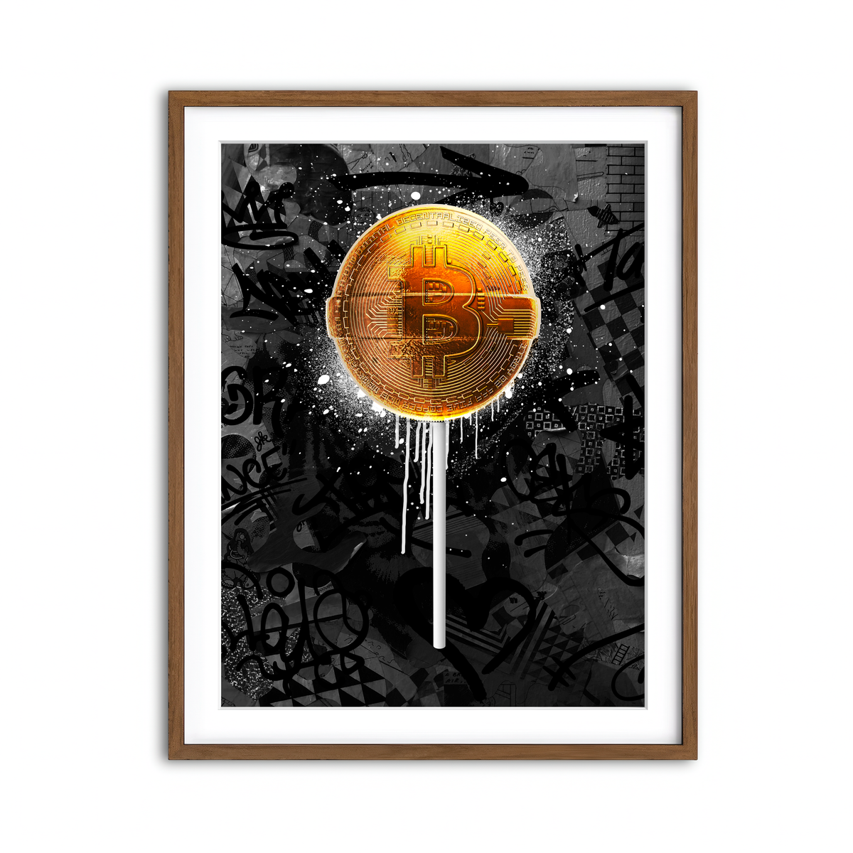 Framed Print 3x4 Walnut