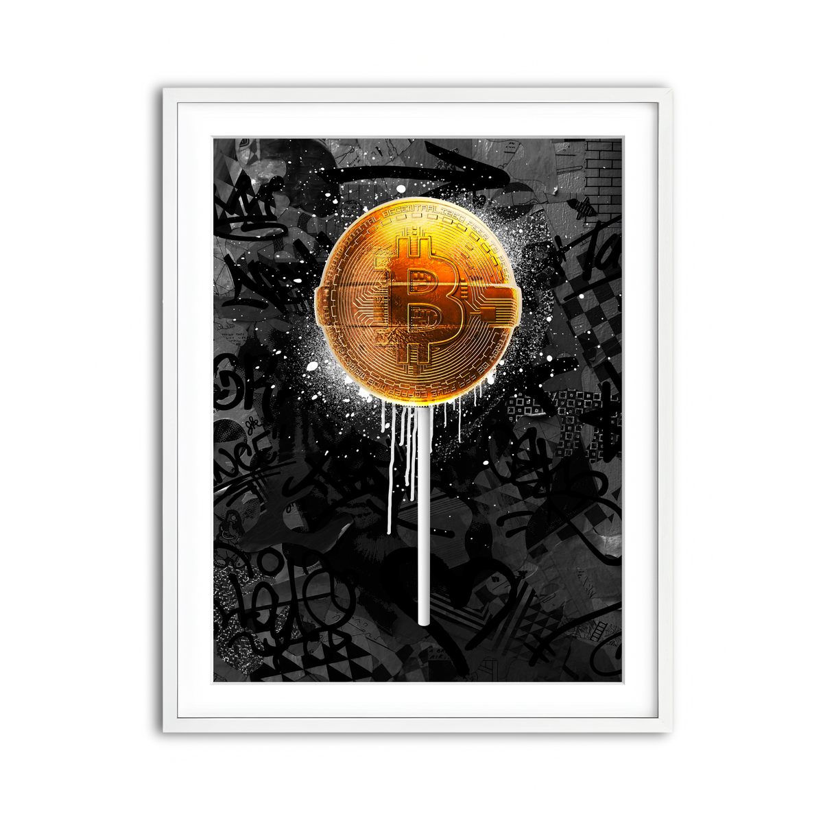 Framed Print 3x4 White