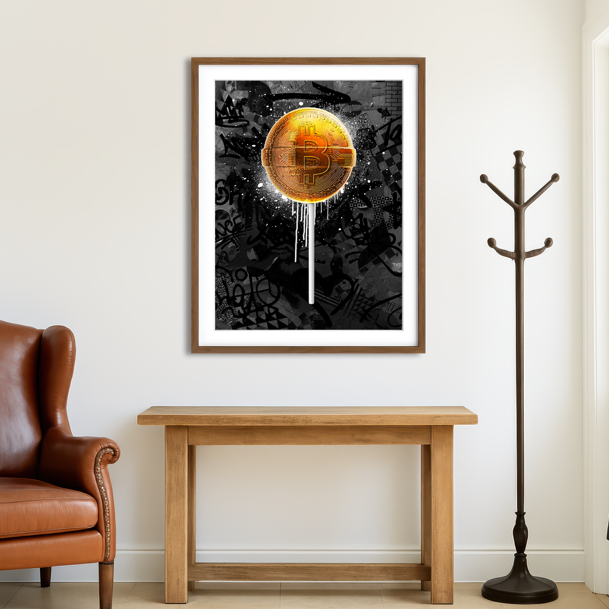 AUTO-MOCKUP ROOM | Bitpop Design Wall Art