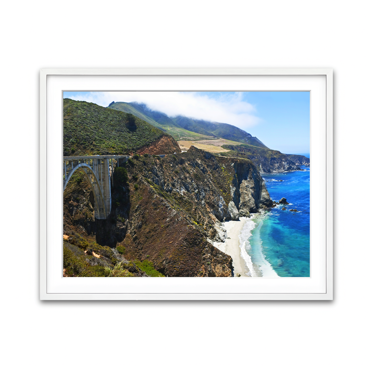 Framed Print 4x3 White