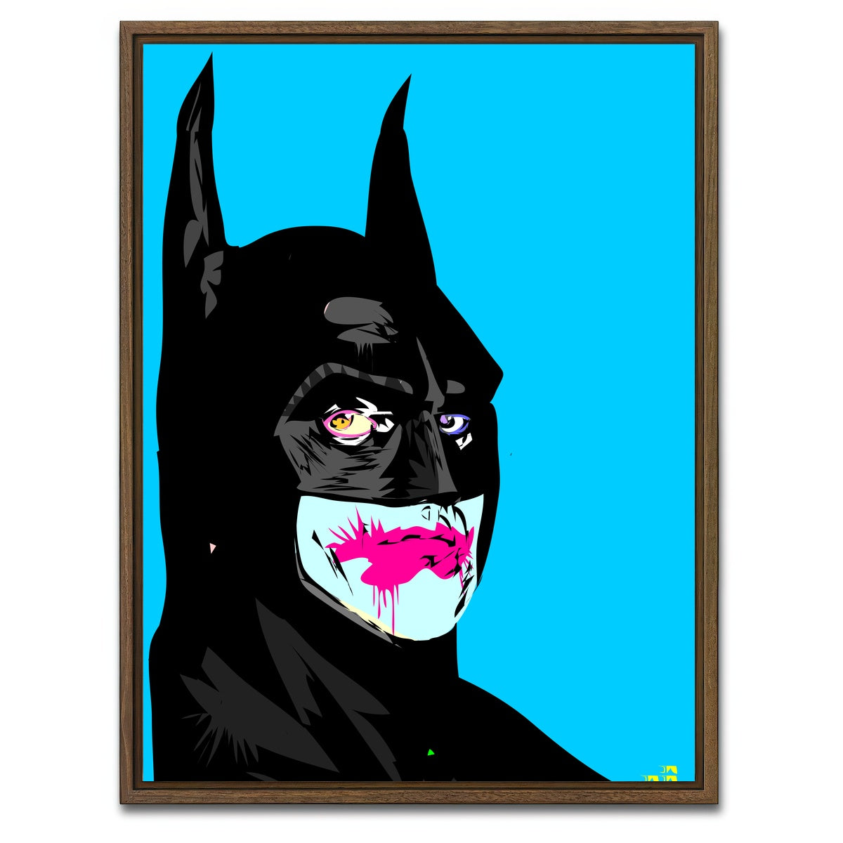 AUTO-MOCKUP WHITE | Bizzaro | 1 Piece | Walnut Framed Canvas | group=3x4