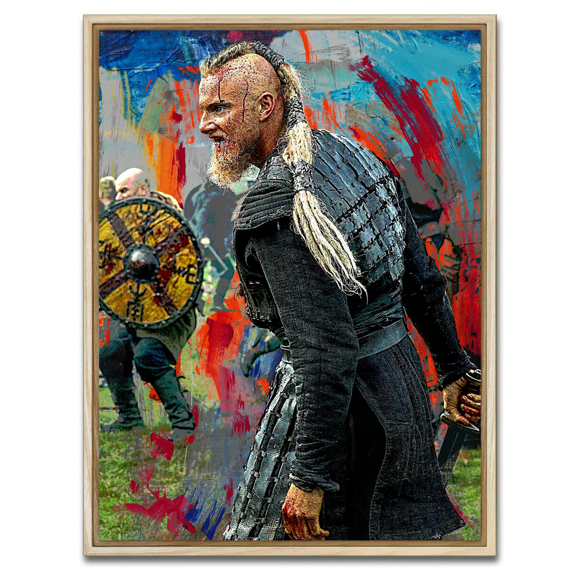 AUTO-MOCKUP WHITE | Bjorn Ironside | 1 Piece | Natural Framed Canvas | group=3x4