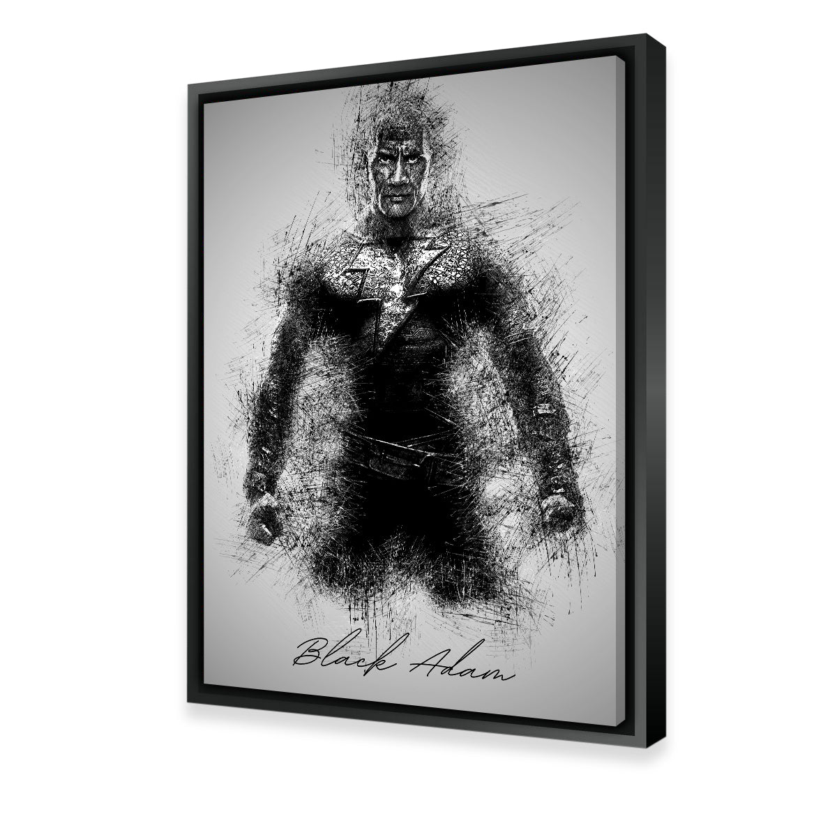 Black Adam Wall Art