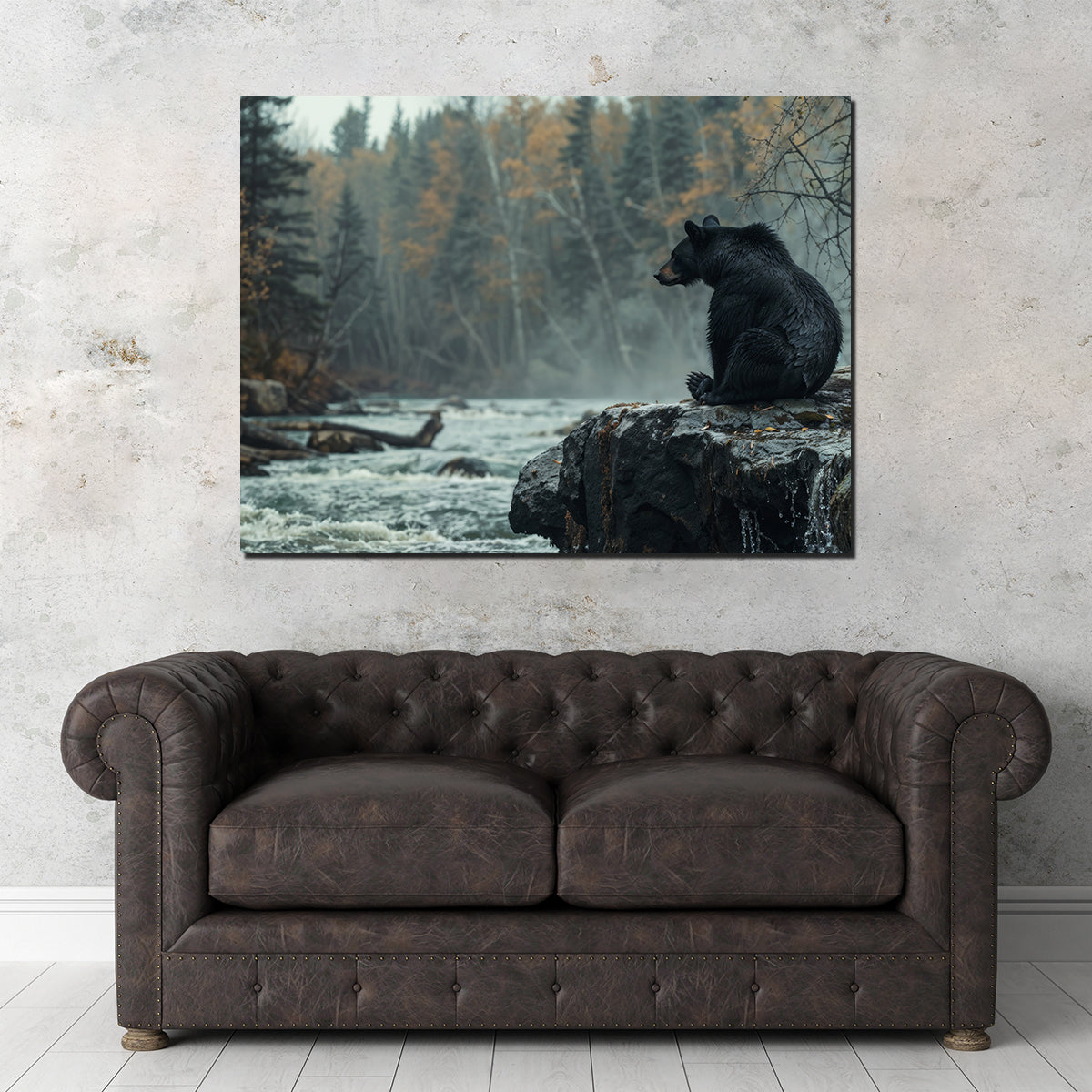 Black Bear River Wall Art