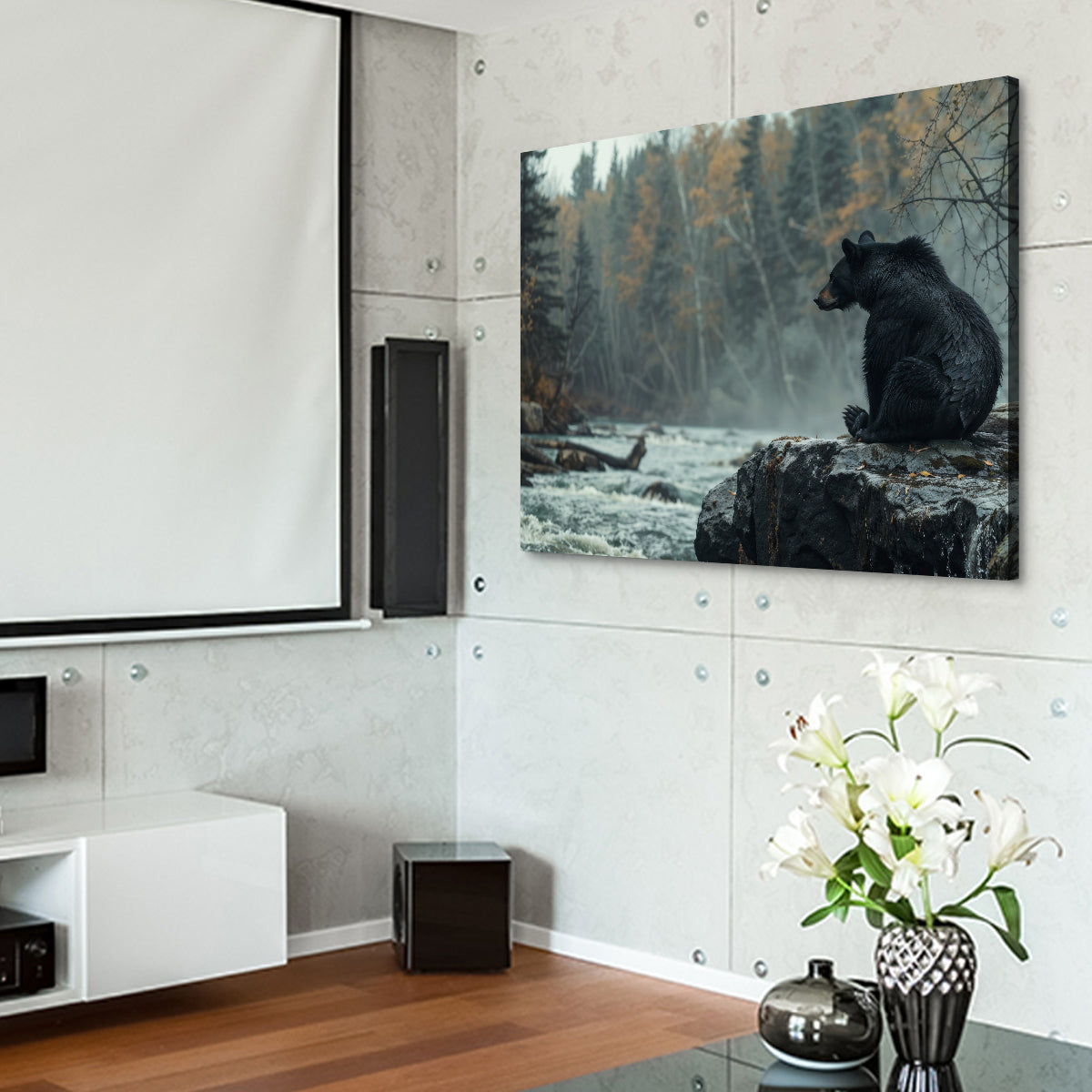 Black Bear River Wall Art