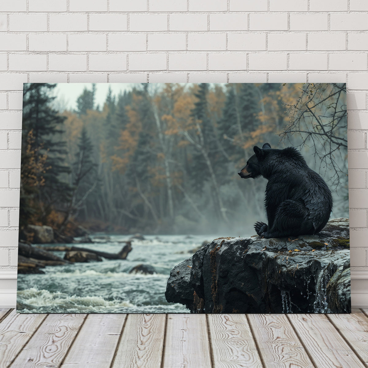 Black Bear River Wall Art