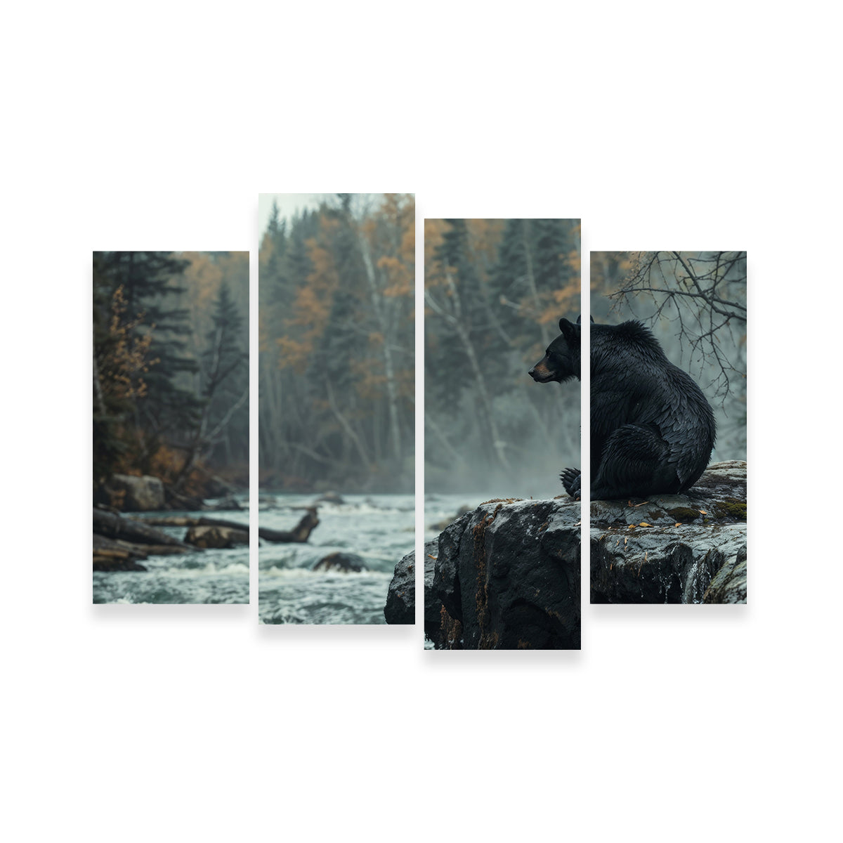 Black Bear River Wall Art