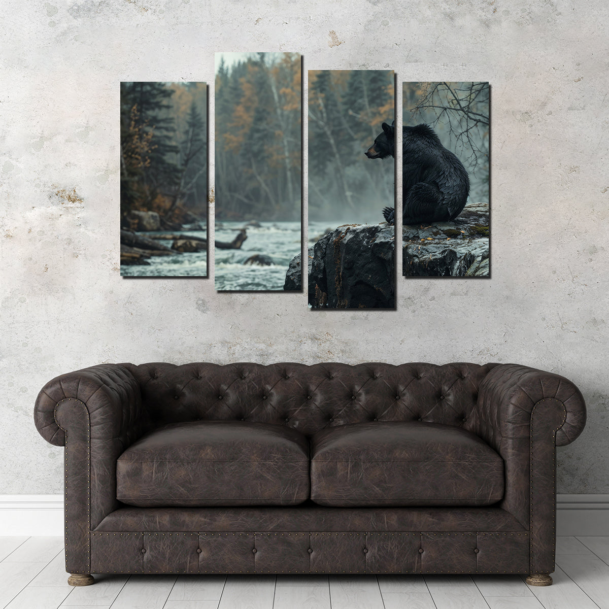 Black Bear River Wall Art