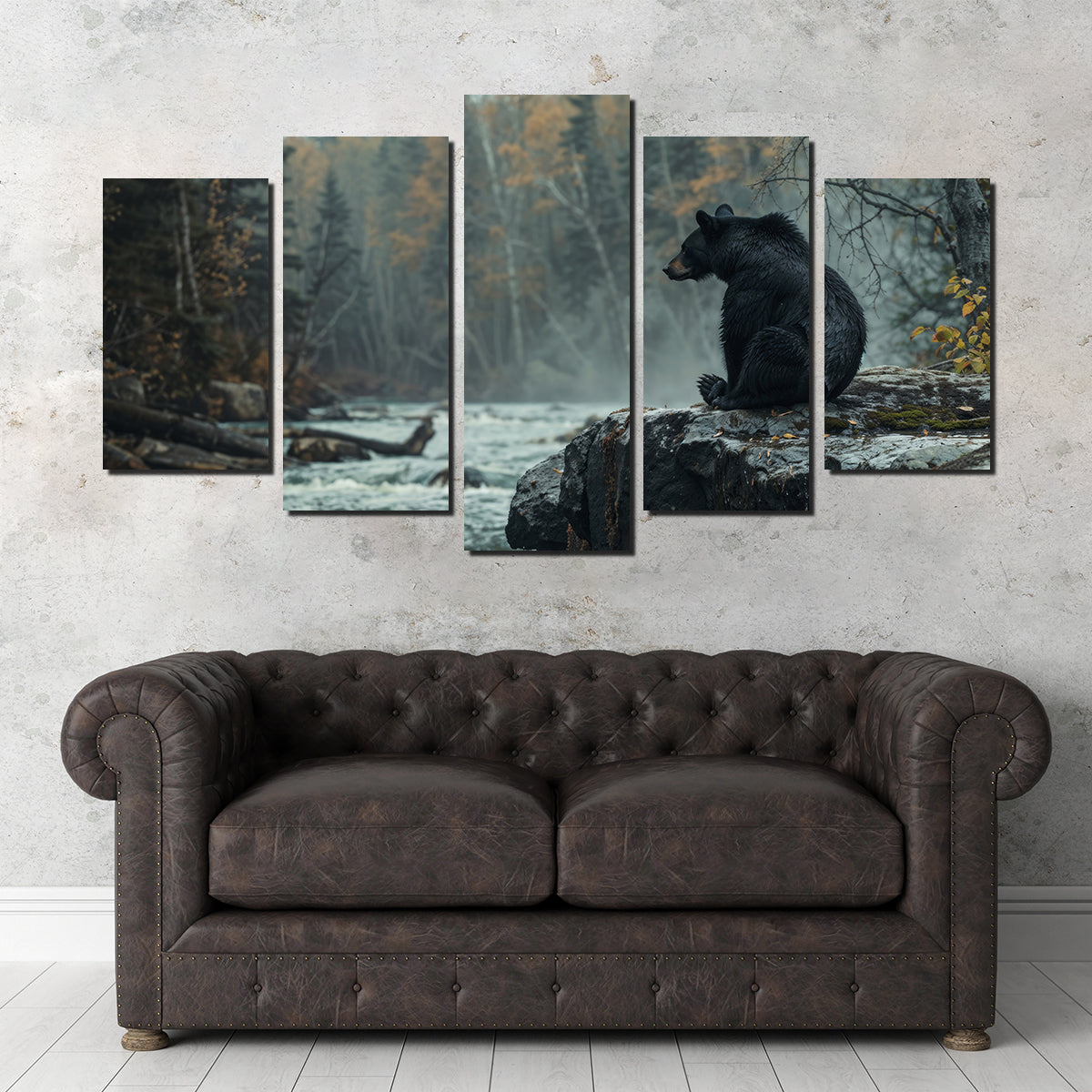 Black Bear River Wall Art