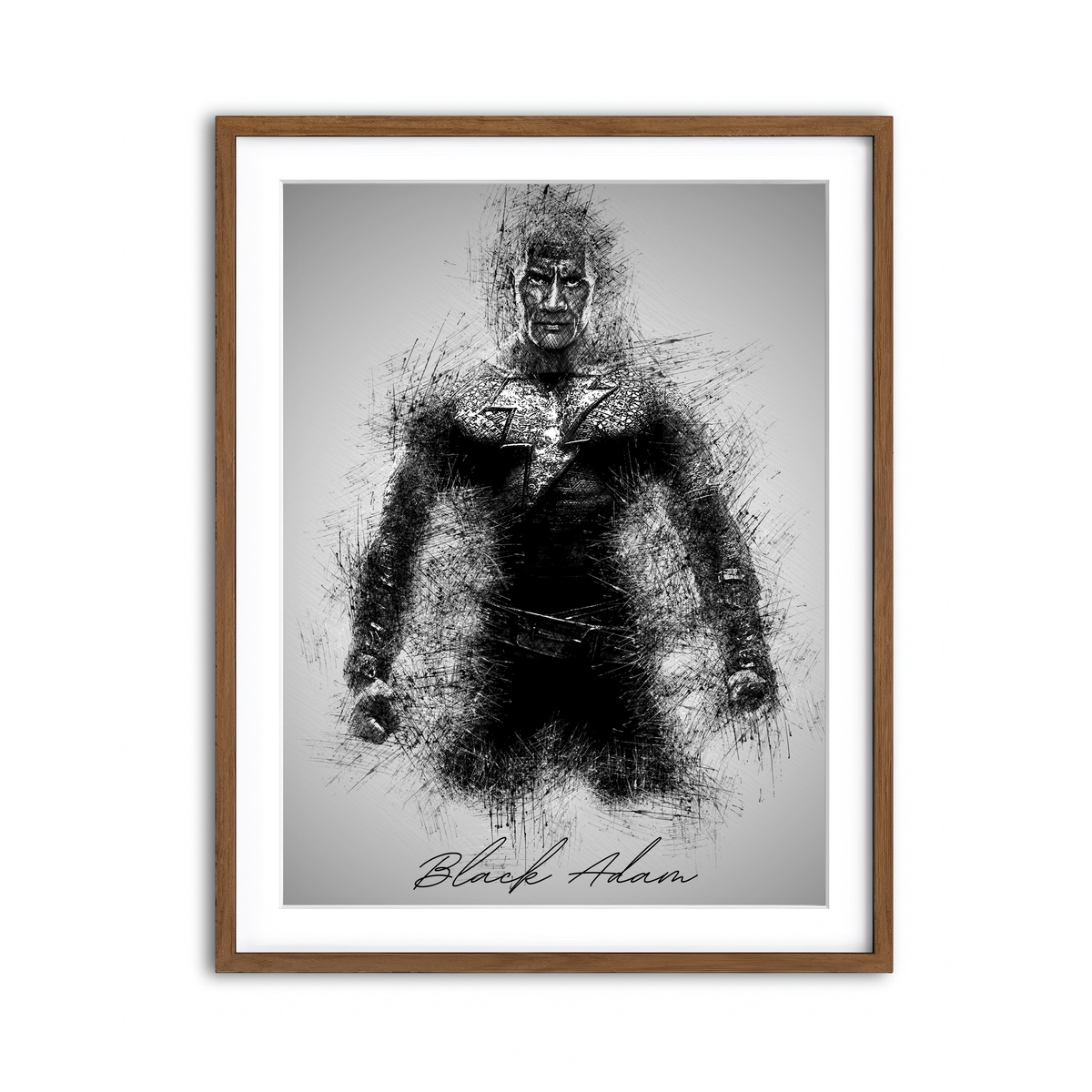 Framed Print 3x4 Walnut