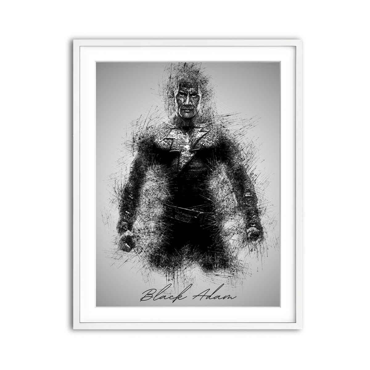 Framed Print 3x4 White