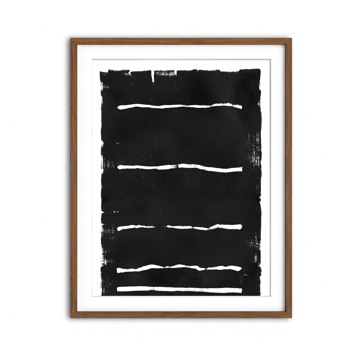 Framed Print 3x4 Walnut