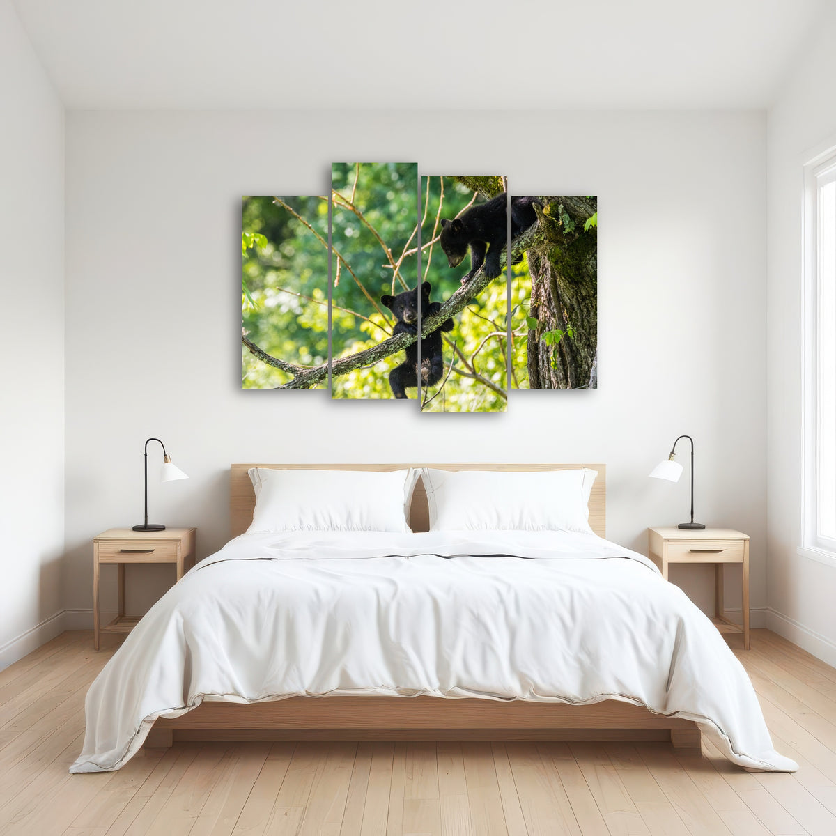 AUTO-MOCKUP ROOM | Black Bear Cubs Playing