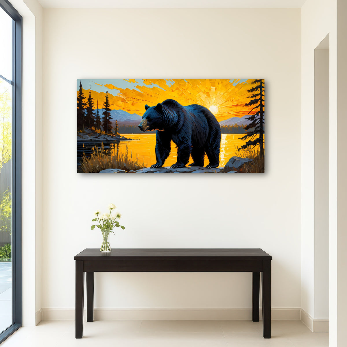 AUTO-MOCKUP ROOM | Black Bear Sunset