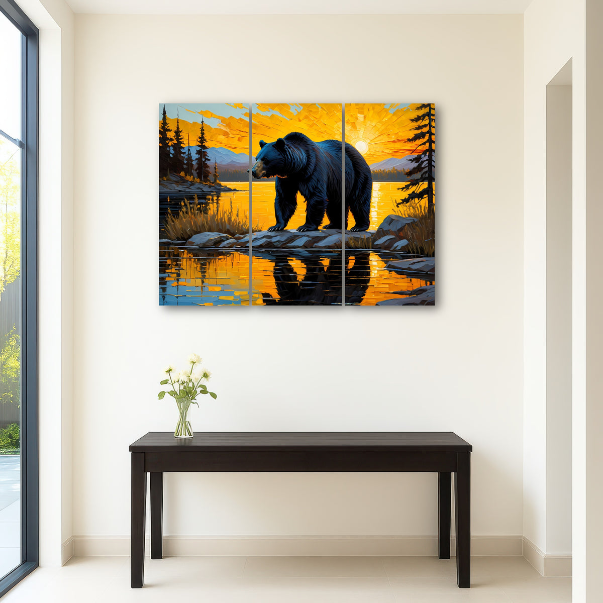 AUTO-MOCKUP ROOM | Black Bear Sunset