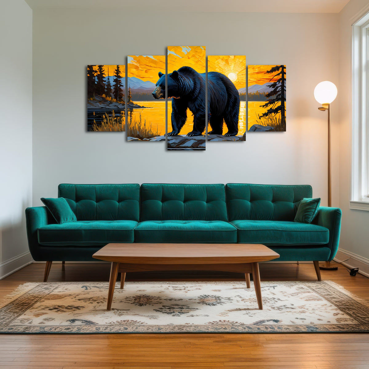 AUTO-MOCKUP ROOM | Black Bear Sunset