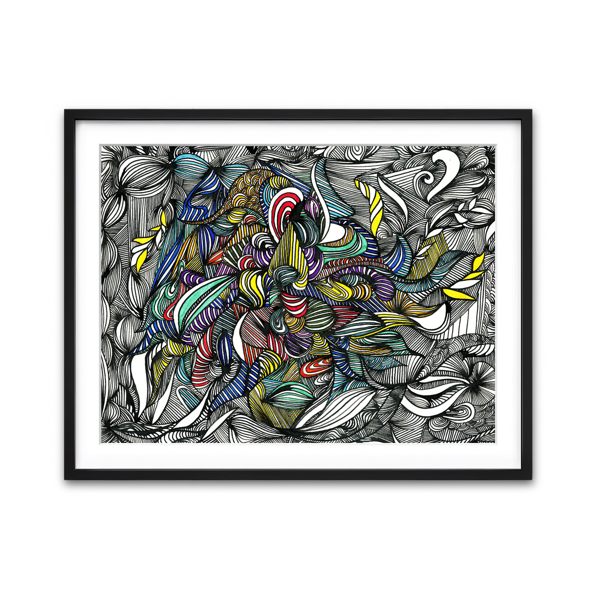 Framed Print 4x3 Black