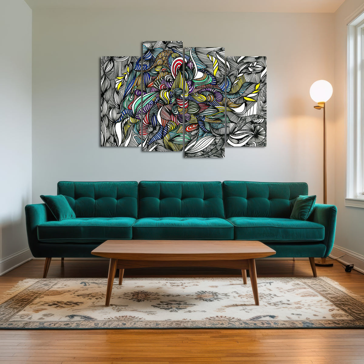 AUTO-MOCKUP ROOM | Black Color Fade