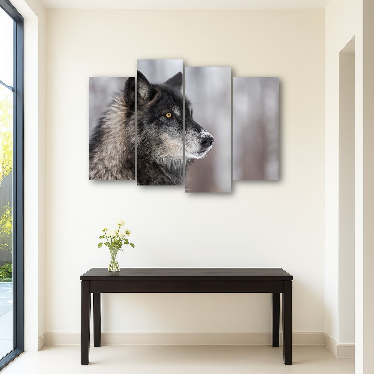 AUTO-MOCKUP ROOM | Black Grey Wolf