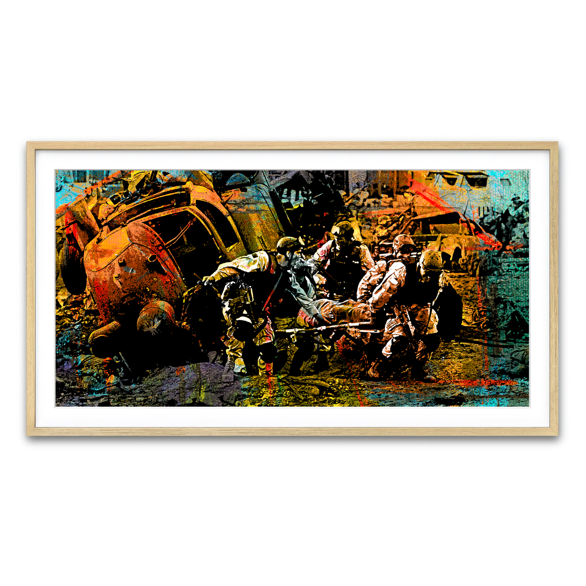 Framed Print 2x1 Natural