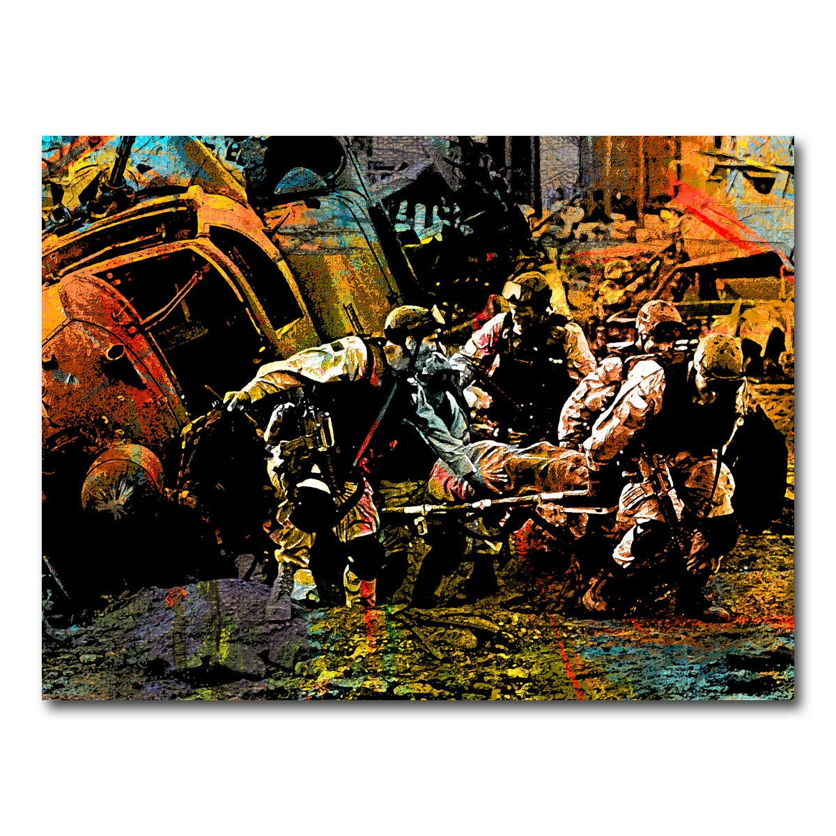 AUTO-MOCKUP WHITE | Black Hawk Down | 1 Piece | Gallery Wrap Canvas | group=4x3