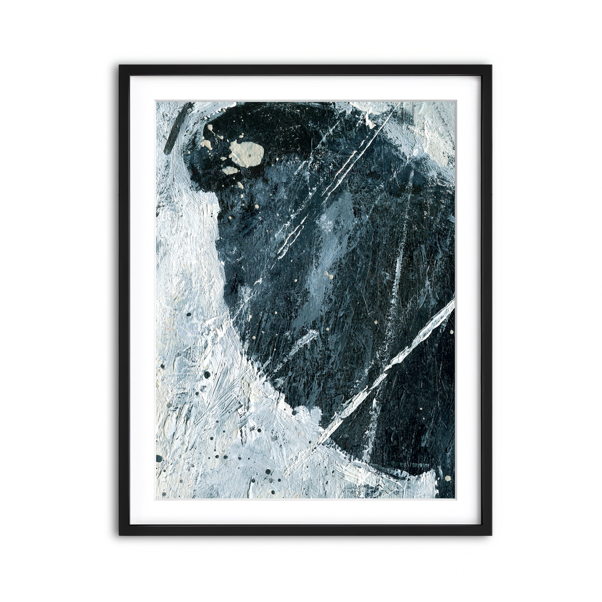 Framed Print 3x4 Black