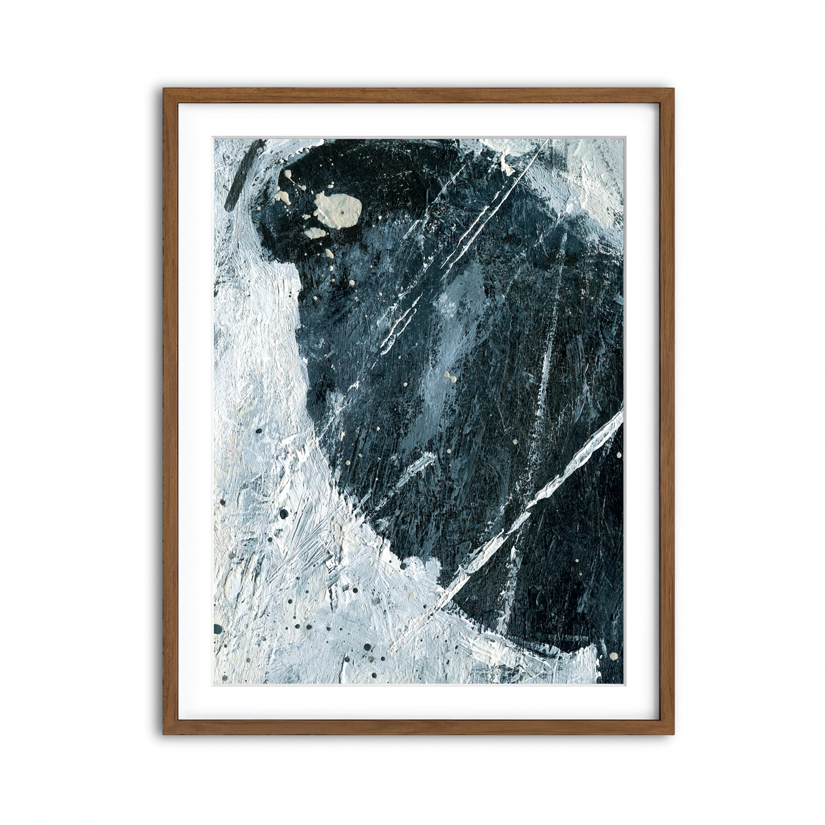 Framed Print 3x4 Walnut