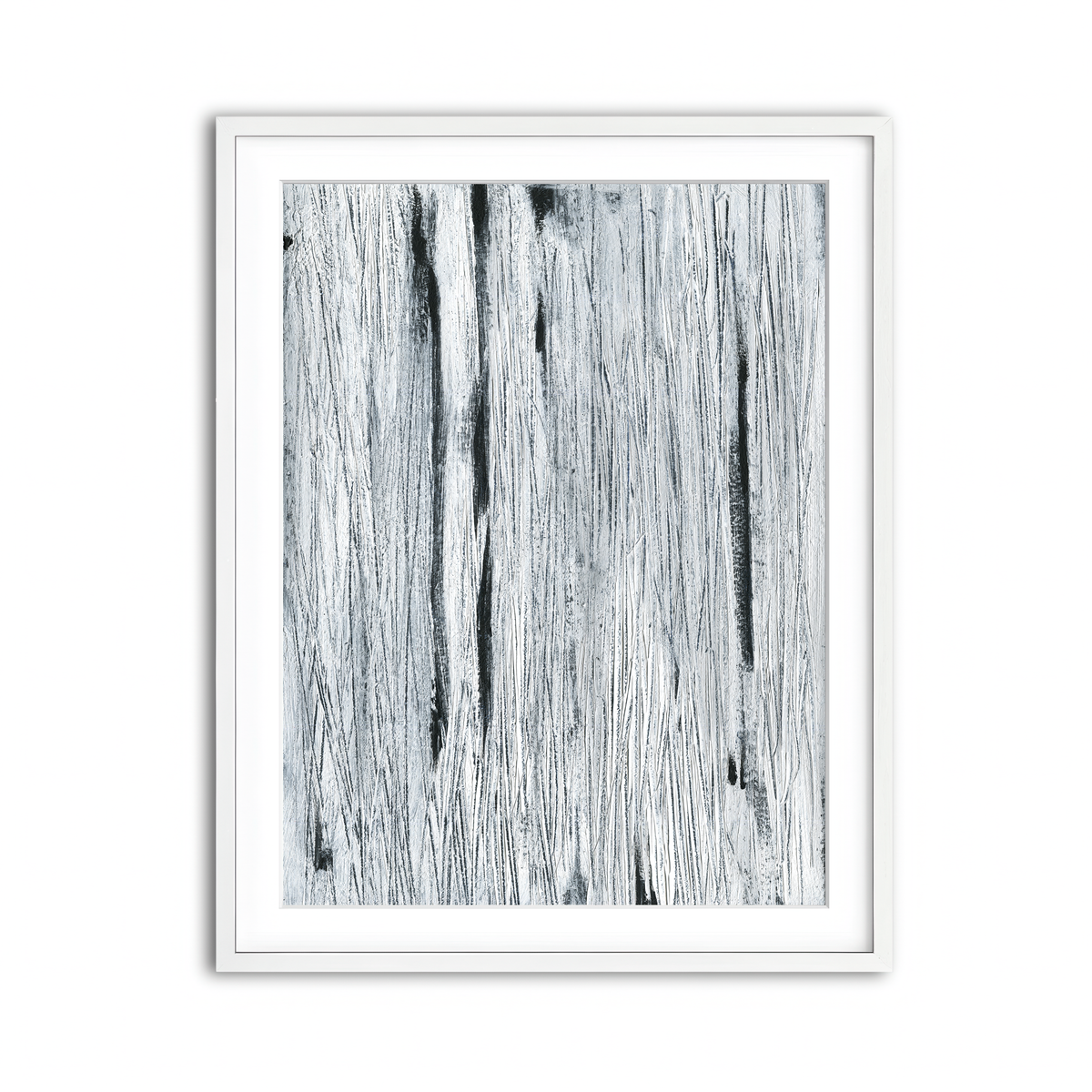 Framed Print 3x4 White