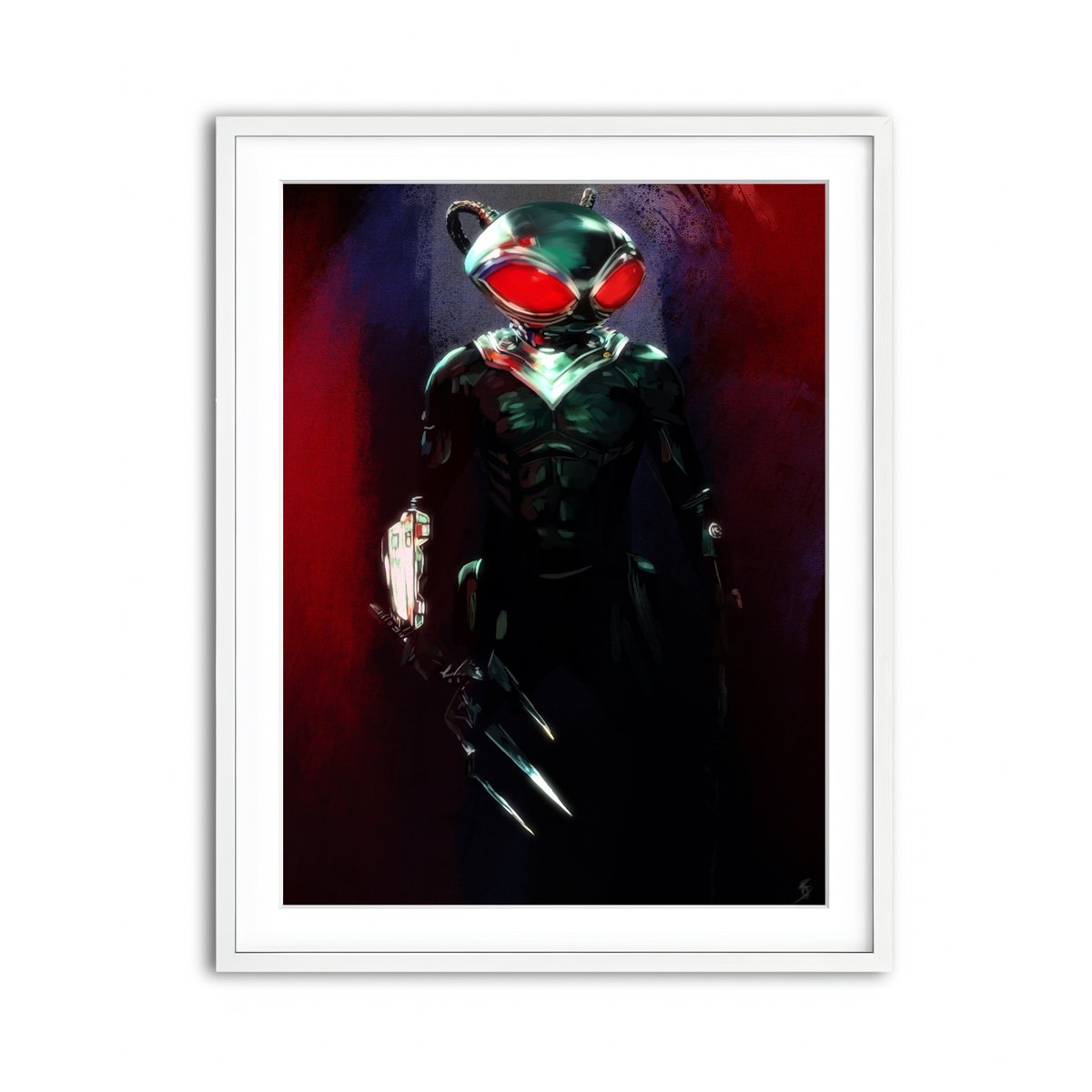 Framed Print 3x4 White