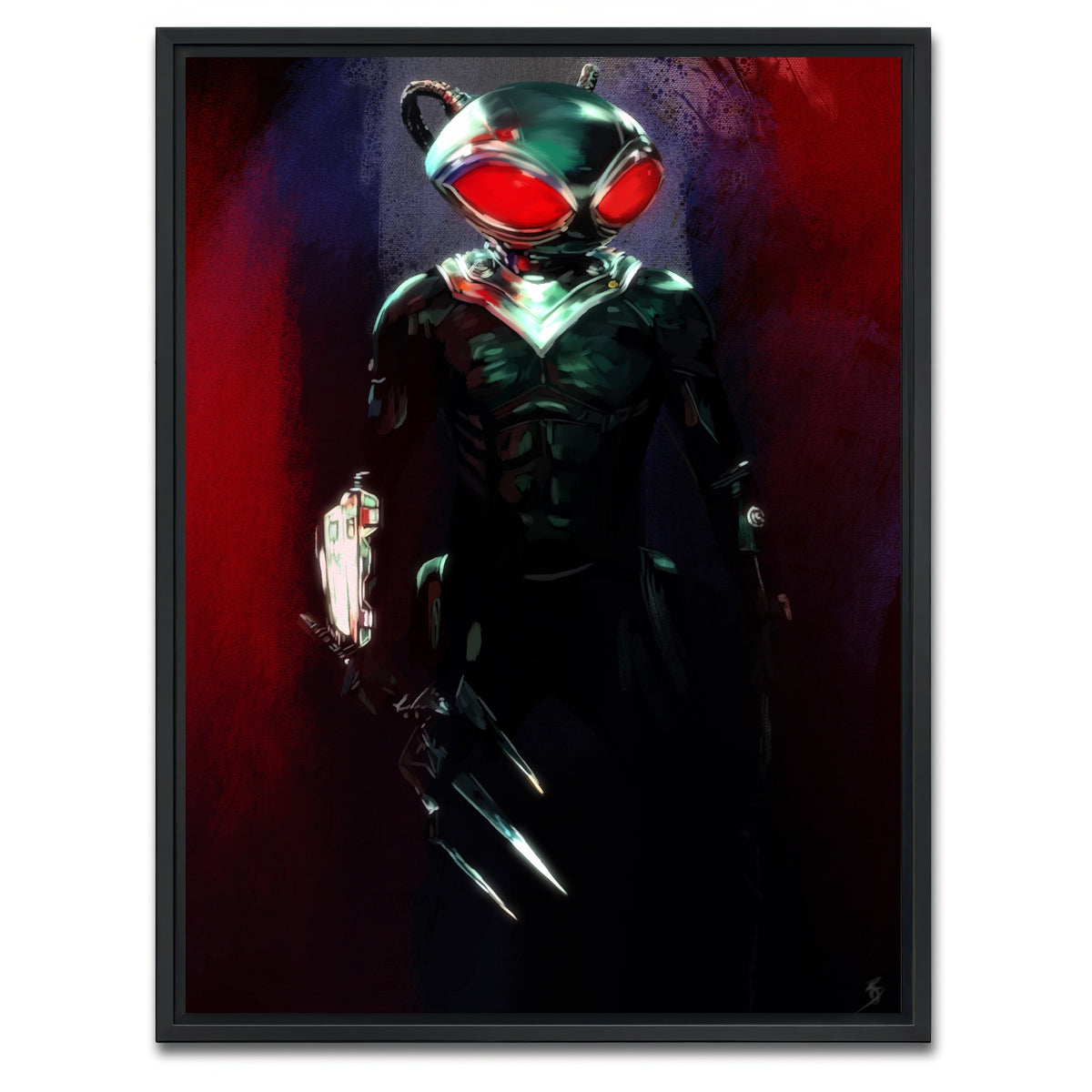 AUTO-MOCKUP WHITE | Black Manta | 1 Piece | Black Framed Canvas | group=3x4