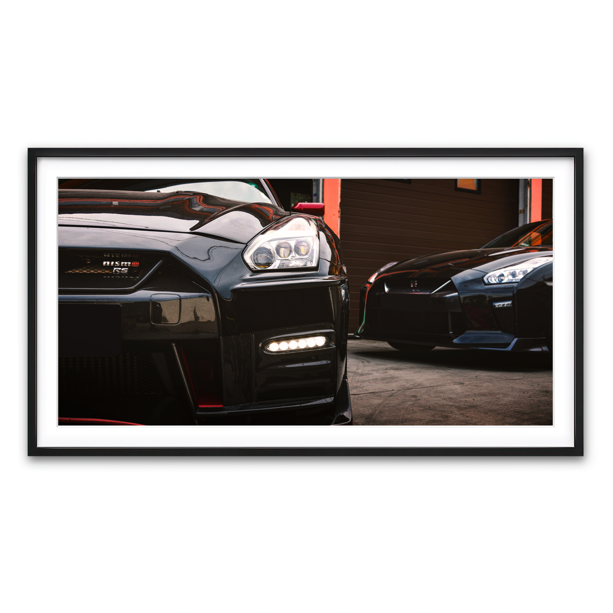 Framed Print 2x1 Black