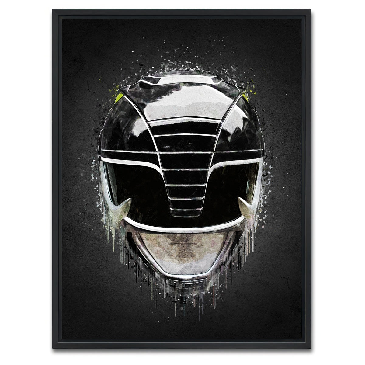 AUTO-MOCKUP WHITE | Black Ranger Portrait | 1 Piece | Black Framed Canvas | group=3x4