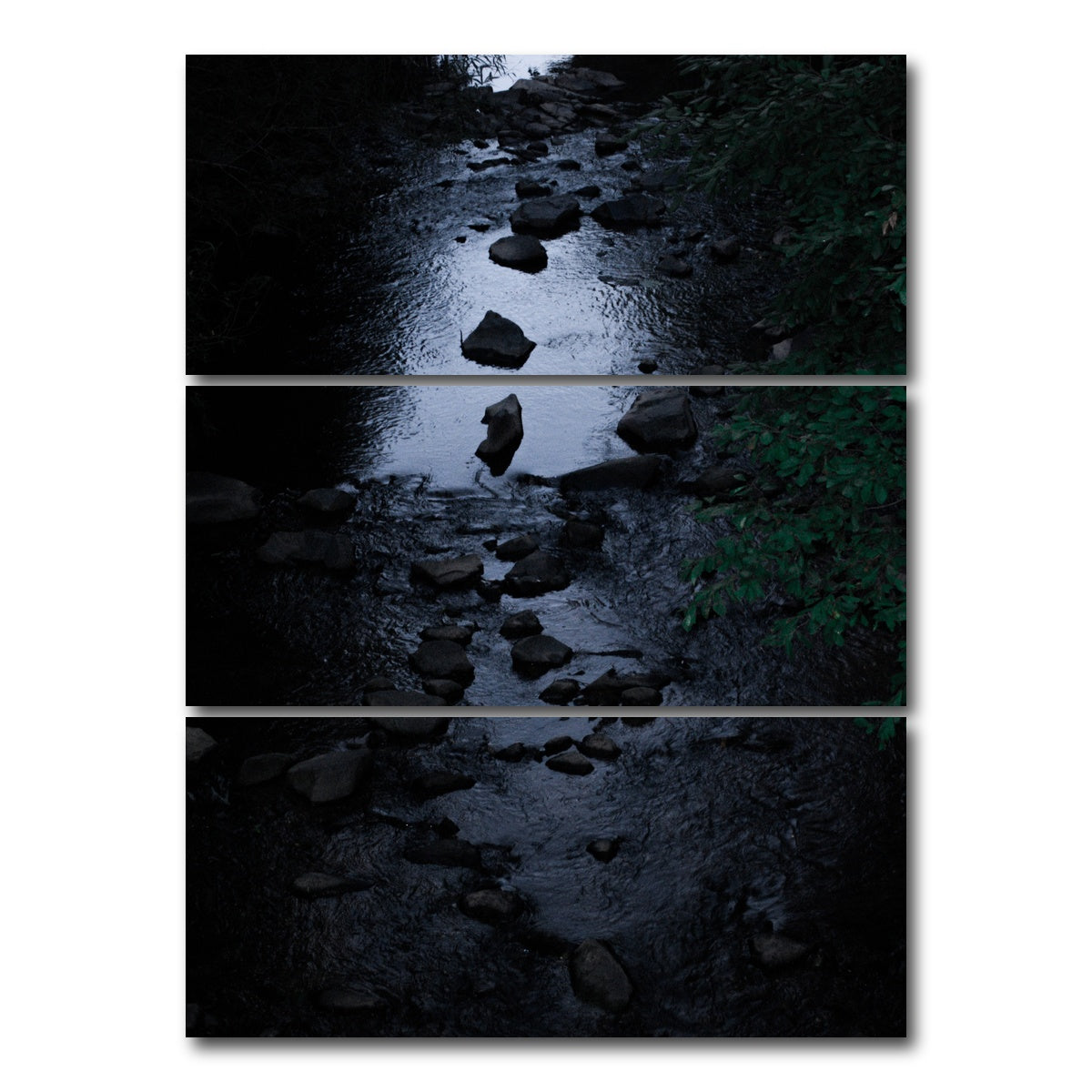 AUTO-MOCKUP WHITE | Black River | 3 Piece | Gallery Wrap Canvas | group=8x18_stacked