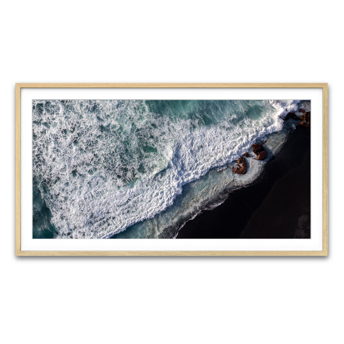 Framed Print 2x1 Natural